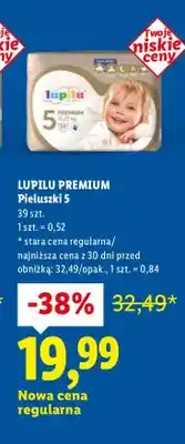 Lidl Pieluszki Premium 5 oferta