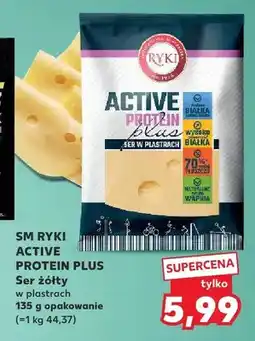 Kaufland Ser żółty w plastrach Active Protein Plus oferta