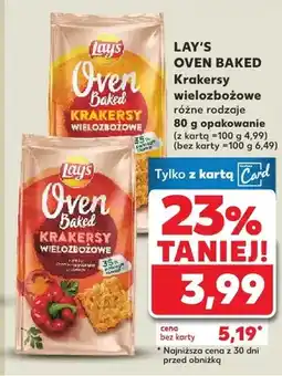 Kaufland Krakersy wielozbożowe Oven Baked różne rodzaje oferta