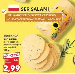 Kaufland Ser Salami zioła-czosnek oferta