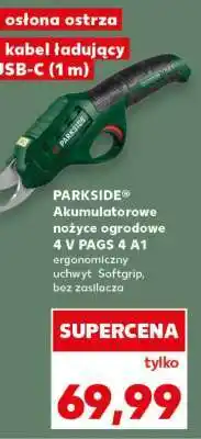 Kaufland PARKSIDE Akumulatorowe nożyce ogrodowe 4 V PAGS 4 A1 oferta