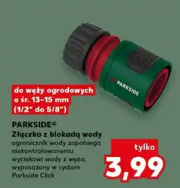 Kaufland PARKSIDE Złączka z blokadą wody oferta