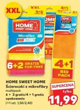 Kaufland HOME SWEET HOME Ściereczki z mikrofibry oferta