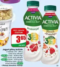 Dino Jogurt pitny Activia oferta