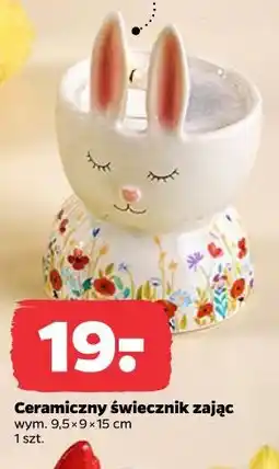 Netto Ceramiczny świecznik zając oferta