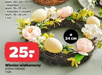 Wieniec wielkanocny (różne rodzaje)