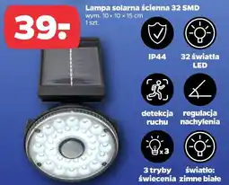 Netto Lampa solarna ścienna 32 SMD oferta