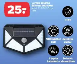Netto Lampa solarna ścienna 100 SMD oferta