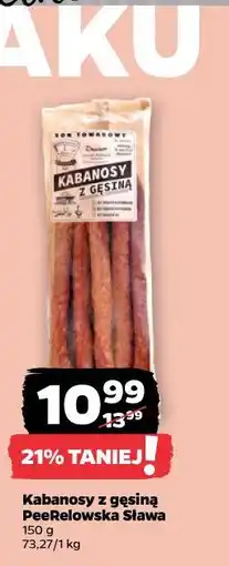 Netto Kabanosy z gęsiną PeeRelowska Sława oferta