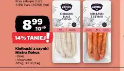 Netto Kiełbaski z szynki Mistrz Rohus oferta