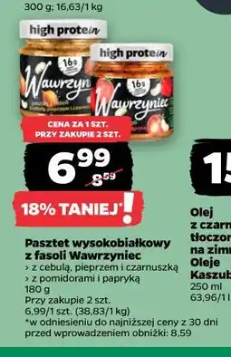 Netto Pasztet wysokobiałkowy z fasoli Wawrzyniec oferta