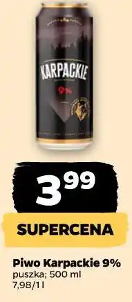 Netto Piwo Karpackie 9% oferta
