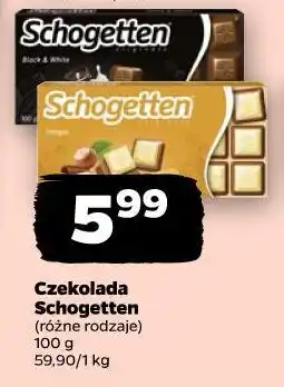 Netto Czekolada Schogetten (różne rodzaje) oferta