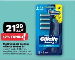 Netto Maszynka do golenia Gillette Sensor 3+ oferta