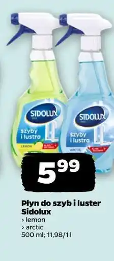 Netto Płyn do szyb i luster Sidolux lemon arctic oferta