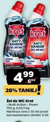 Netto Żel do WC Kret Multi Action Power oferta