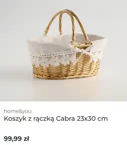 Home&You Koszyk z rączką Cabra 23x30 cm oferta