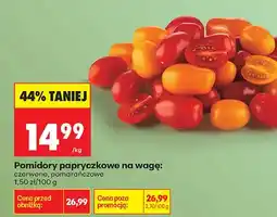 Biedronka Pomidory papryczkowe na wagę: czerwone, pomarańczowe oferta
