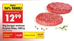 Biedronka Big burger wołowy oferta