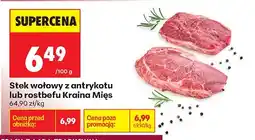 Biedronka Stek wołowy z antrykotu lub rostbefu oferta