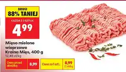Biedronka Mięso mielone wieprzowe oferta