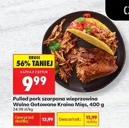 Biedronka Pulled pork szarpana wieprzowina oferta