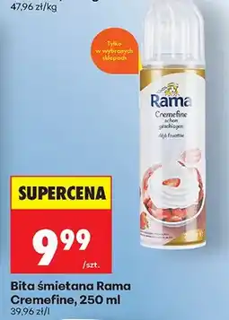 Biedronka Bita śmietana Cremefine oferta