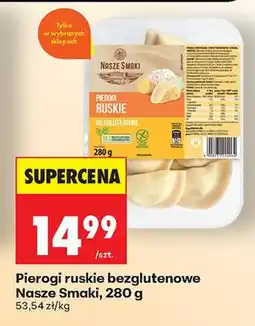 Biedronka Pierogi ruskie bezglutenowe oferta