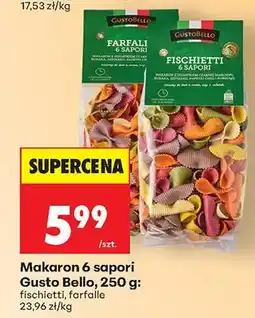 Biedronka Makaron fischietti 6 sapori oferta