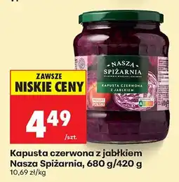 Biedronka Kapusta czerwona z jabłkiem oferta