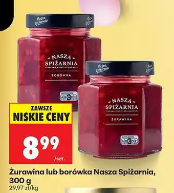 Biedronka Żurawina oferta