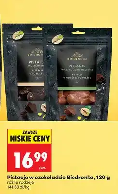 Biedronka Pistacje w czekoladzie oferta