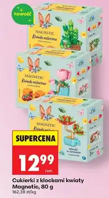 Biedronka Cukierki z klockami kwiaty oferta