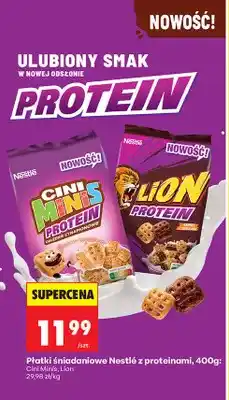 Biedronka Płatki śniadaniowe z proteinami Cini Minis oferta