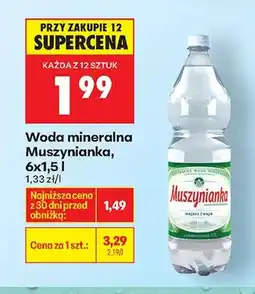 Biedronka Woda mineralna oferta