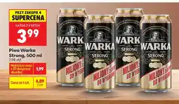 Biedronka Piwo Warka Strong oferta