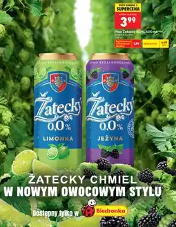 Biedronka Piwo bezalkoholowe limonka oferta