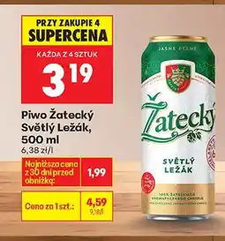 Biedronka Piwo Světlý Ležák oferta