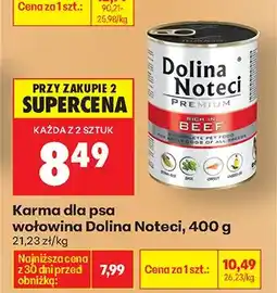 Biedronka Karma dla psa wołowina oferta