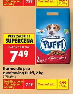 Biedronka Karma dla psa z wołowiną oferta