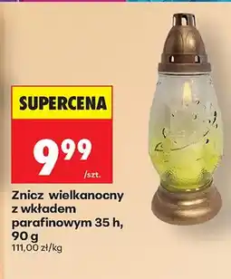 Biedronka Znicz wielkanocny z wkładem parafinowym 35 h oferta