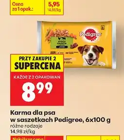 Biedronka Karma dla psa w saszetkach różne rodzaje oferta
