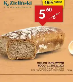 Spiżarnia Smakosza K. Zieliński Chleb 100% Zytni oferta