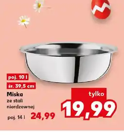 Kaufland Miska ze stali nierdzewnej oferta
