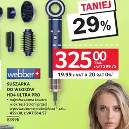 Selgros Suszarka do włosów Webber HD4 Ultra Pro oferta