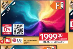Selgros LG TV LED 65UR781C oferta