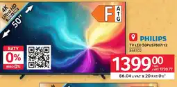 Selgros Philips TV LED 50PUS7607/12 oferta