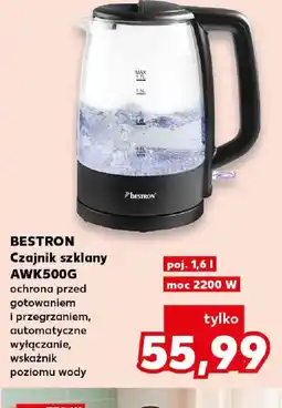 Kaufland Bestron Czajnik szklany AWK500G oferta