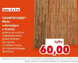 Kaufland Countryside Mata osłaniająca z trzciny oferta