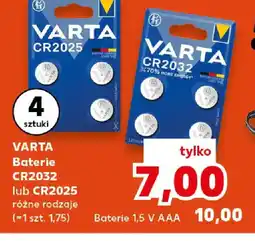 Kaufland VARTA Baterie CR2032/CR2025 oferta